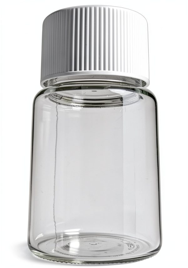 Transparent Plastic Bottles Nocwpsi Lab Media Wide Mouth 30ml 12 Pack-3