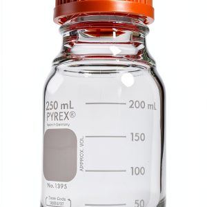 Pyrex 100mL Round Media Storage Bottles, with GL45 Screw Cap, Ea-0