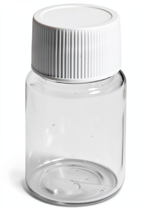 Transparent Plastic Bottles Nocwpsi Lab Media Wide Mouth 30ml 12 Pack-2