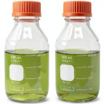 Pyrex Corning 500ml Media Bottle with GL45 Screw Cap Pack of 2-0