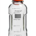 Pyrex Media Bottle 500ml Slim Line Leak‑Proof Glass Lab Bottle-0