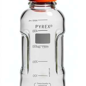 Pyrex Media Bottle 500ml Slim Line Leak‑Proof Glass Lab Bottle-0