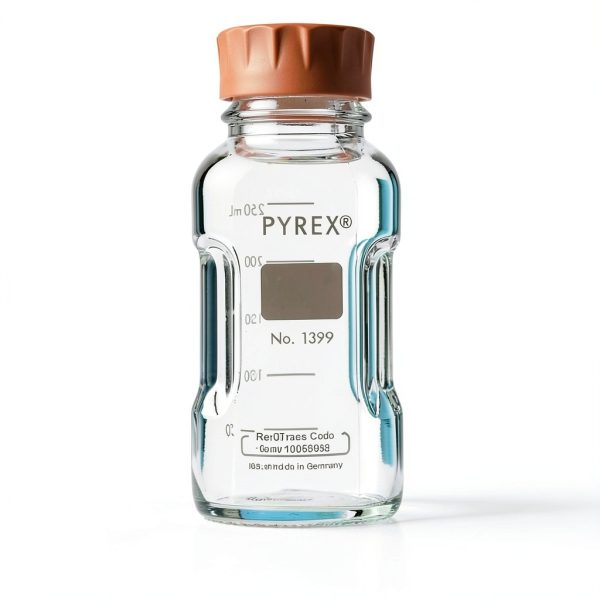 Pyrex Round Media Storage Bottle 1L Borosilicate Leak‑Proof Lab Glass-4