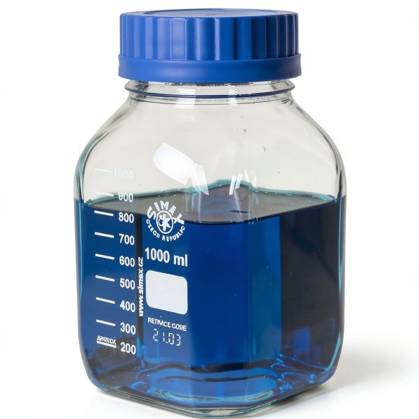 United Scientific SIMAX BSWM1000 1L Wide Mouth Borosilicate Media-1