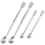 Lab Spatula Stainless Steel Double-Headed Sampling Spoon 20cm 30cm-0