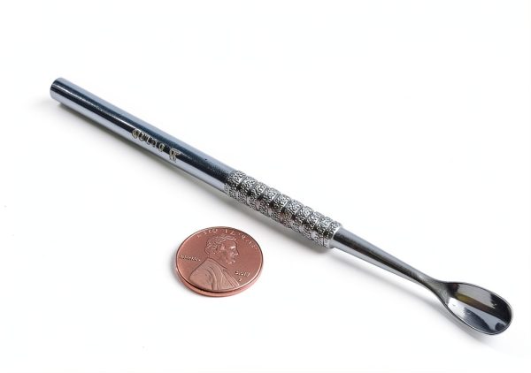 Surgical Stainless Steel Spoon 5 Inch Ridged Handle-0