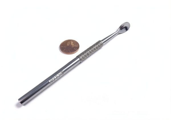 Surgical Stainless Steel Spoon 5 Inch Ridged Handle-2