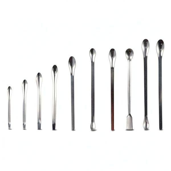 Stainless Steel Lab Measuring Spoon by SHUATI for Powders and Gels-0