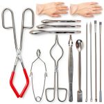 13Pcs Premium Scientific Labwares Essential Tools Set by Rustark-0
