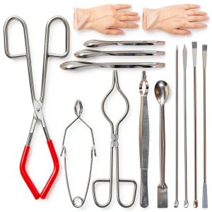 13Pcs Premium Scientific Labwares Essential Tools Set by Rustark-0
