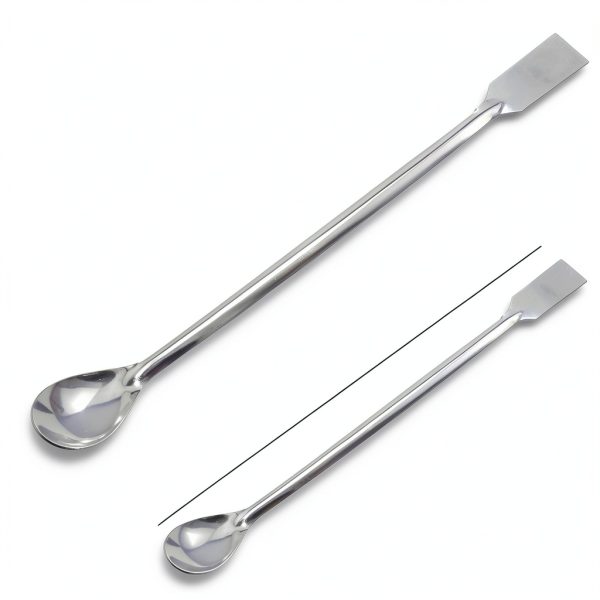2PCS 20cm/30cm Stainless Steel Lab Spoon Spatula, Lind Kitchen Lab-4