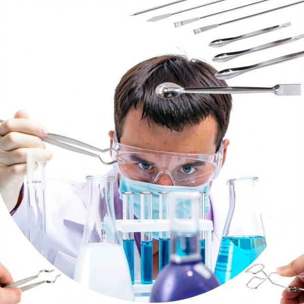 13Pcs Premium Scientific Labwares Essential Tools Set by Rustark-5